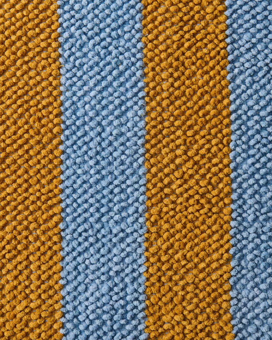 Como Stripe Round Bath Mat - Kip & Co.