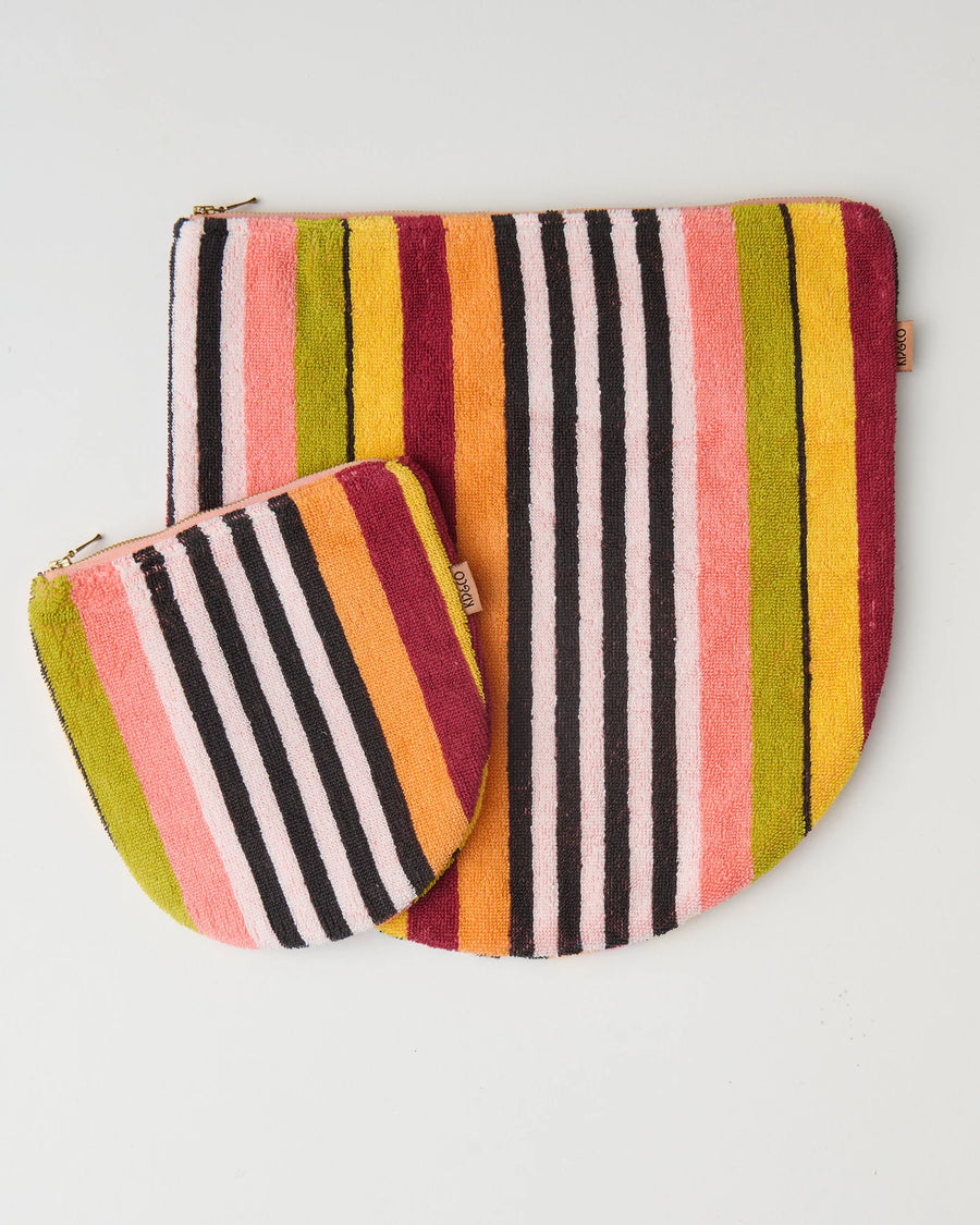Casablanca Stripe Terry Beach Carry All Pouch - Kip & Co.