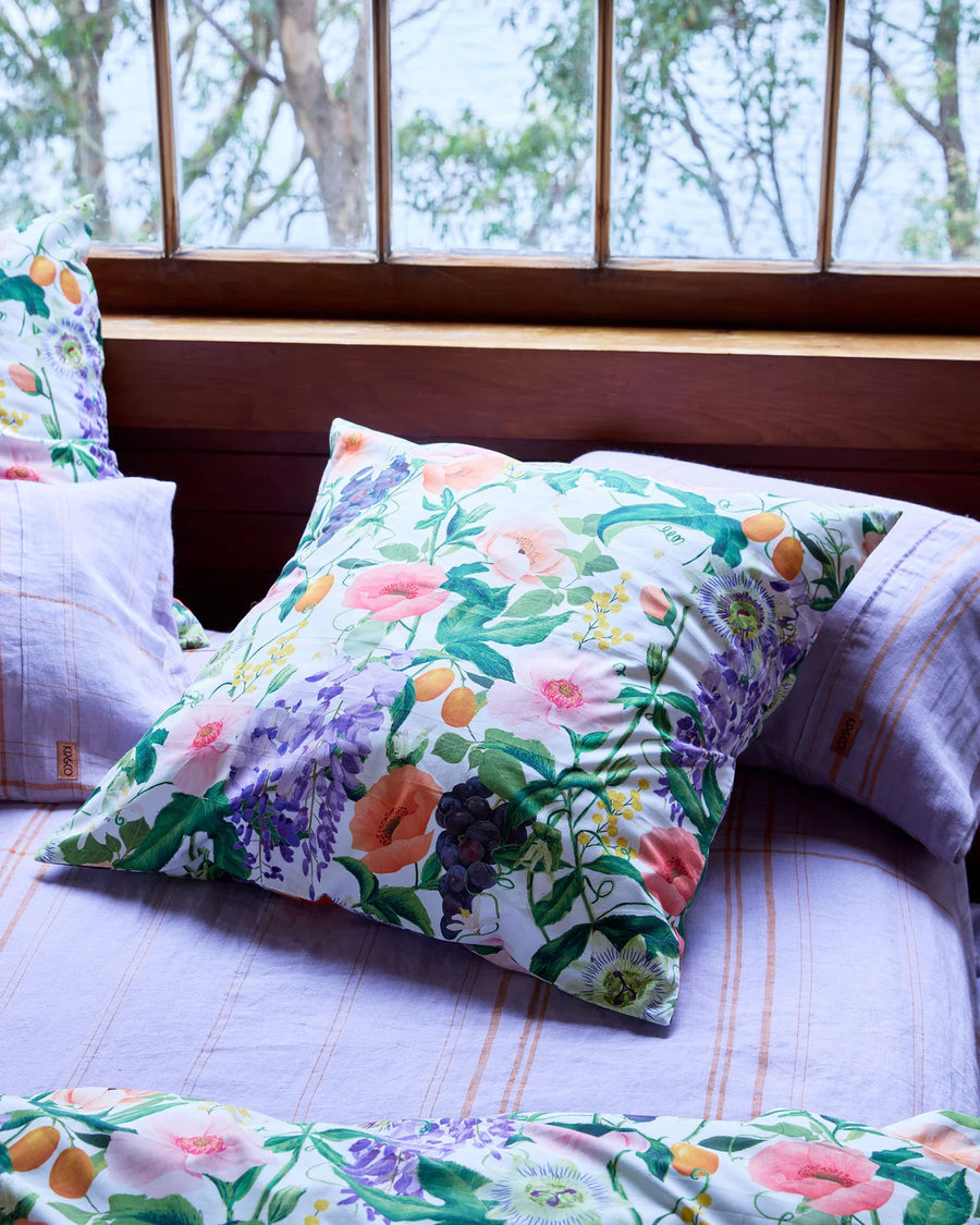 Spring In The Air Organic Cotton European Pillowcases - Kip & Co.
