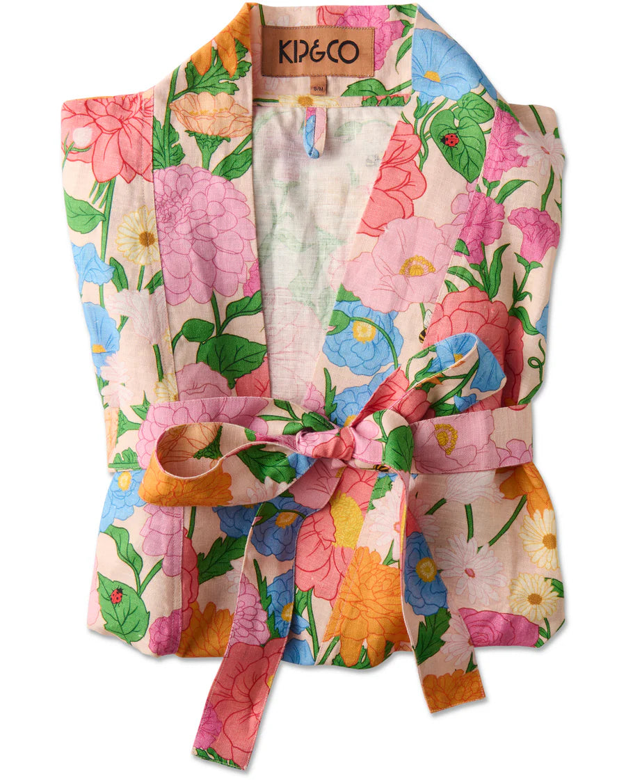 Follow The Sun Linen Robe - Kip & Co.