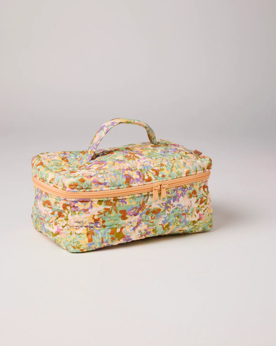 Forever Mine Quilted Cotton Toiletry Case - Kip & Co.