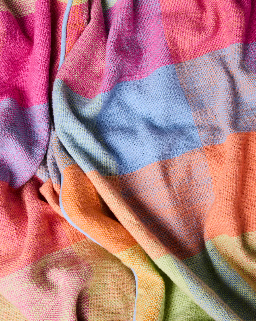 Ponza Tartan Woven Beanbag - Kip & Co.