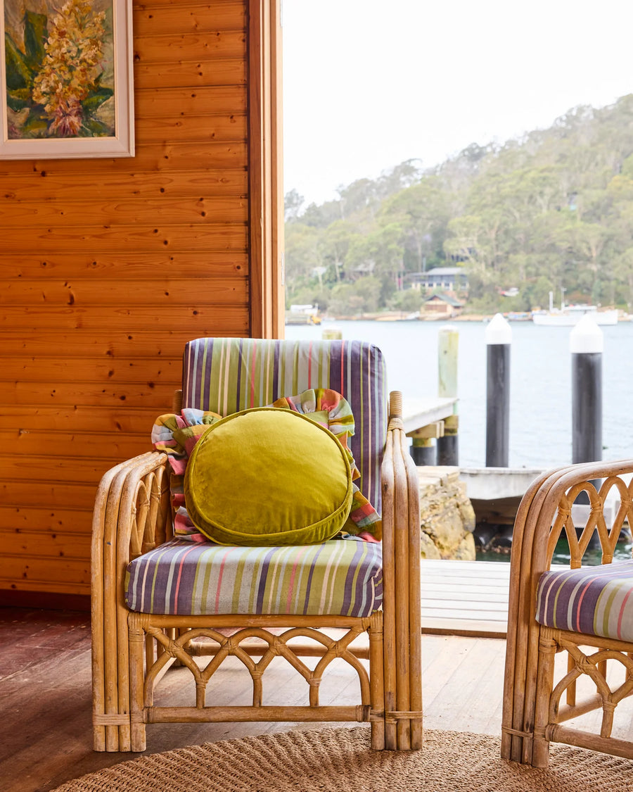 Pear Velvet Pea Cushion - Kip & Co.