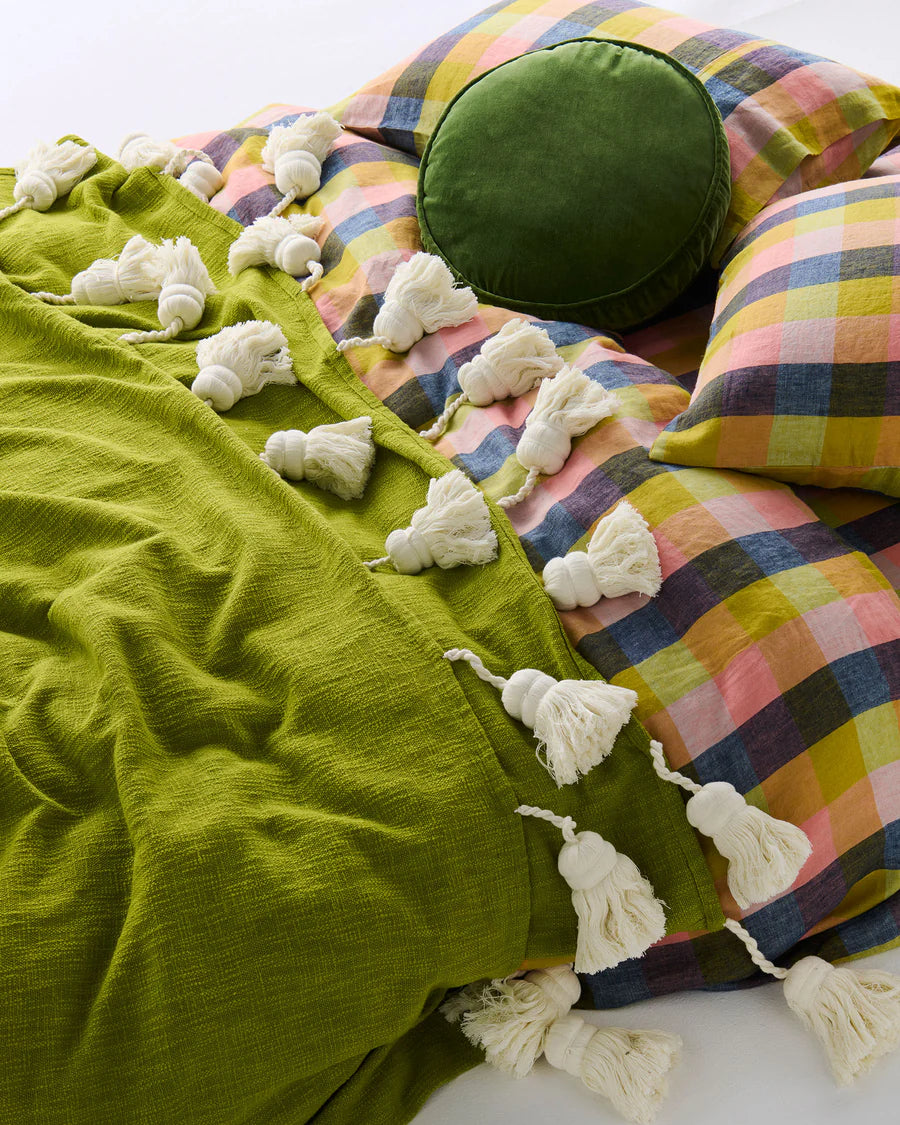 Sicilian Cannoli Tassel Throw - Kip & Co.