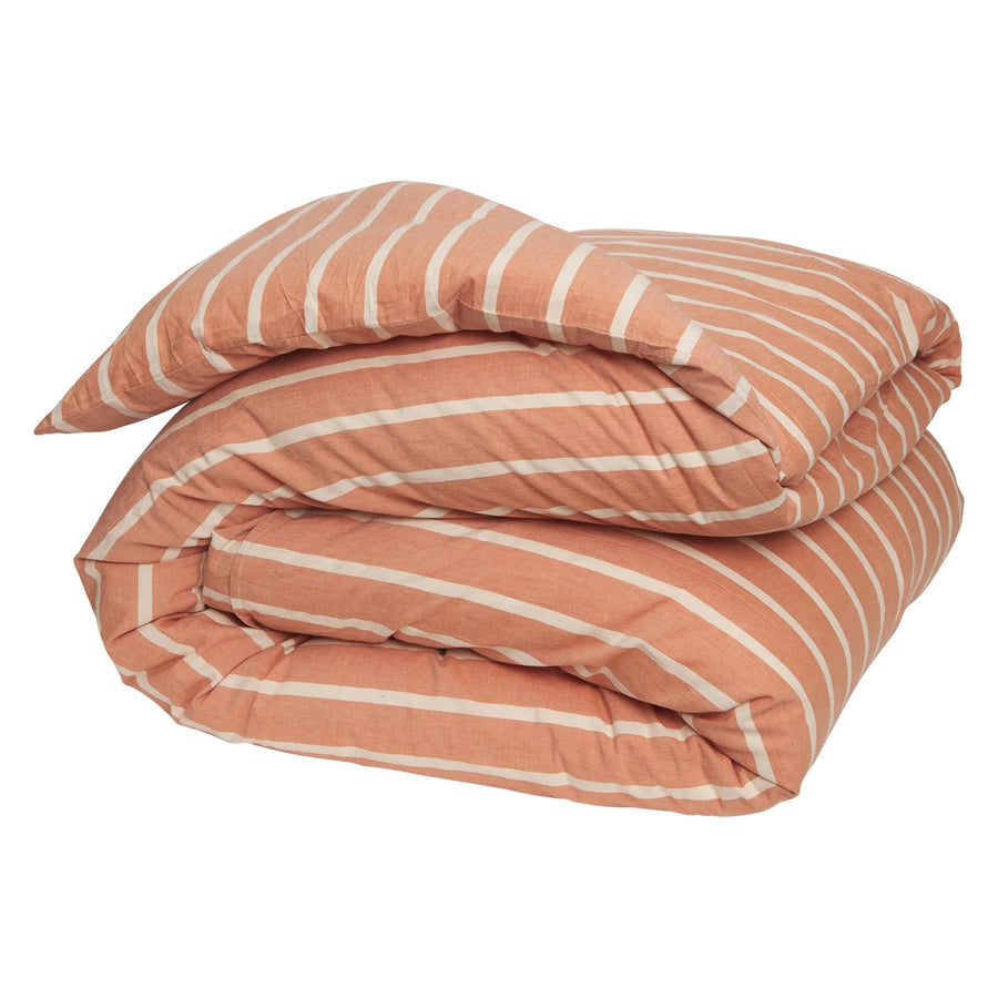 Abrielle Cotton Quilt Cover - Creme Caramel - Sage & Clare