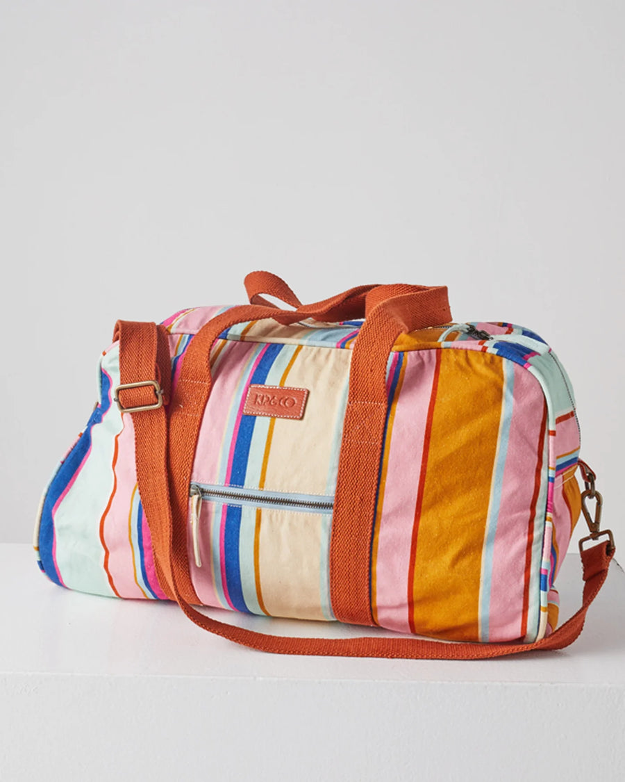 Jaipur Stripe Duffle Bag - Kip & Co.