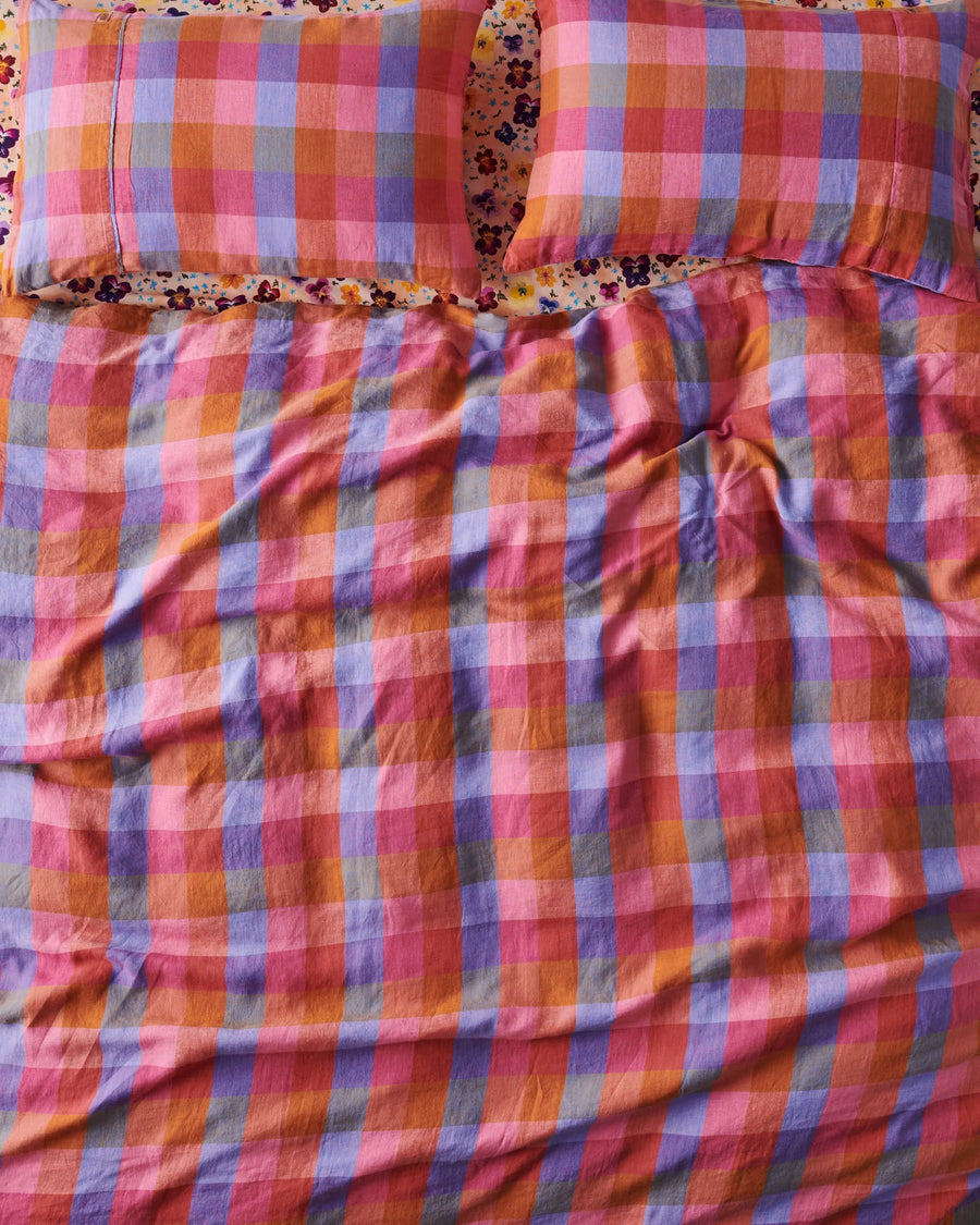 Tutti Frutti Linen European Pillowcase Set - Kip & Co.