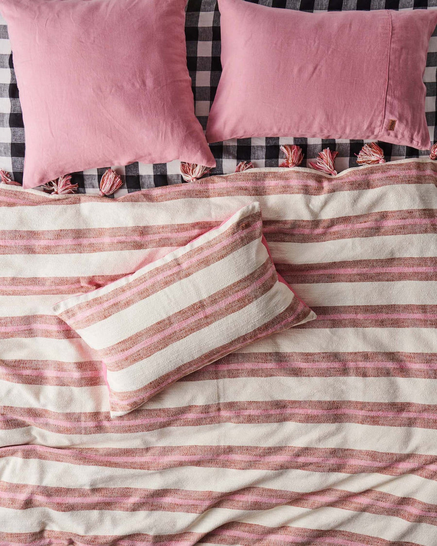 PEONY LINEN EUROPEAN PILLOWCASES - Kip & Co.