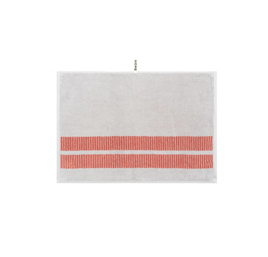 Terracotta/Stone Hand Towel - Dual Dash - Loop Home