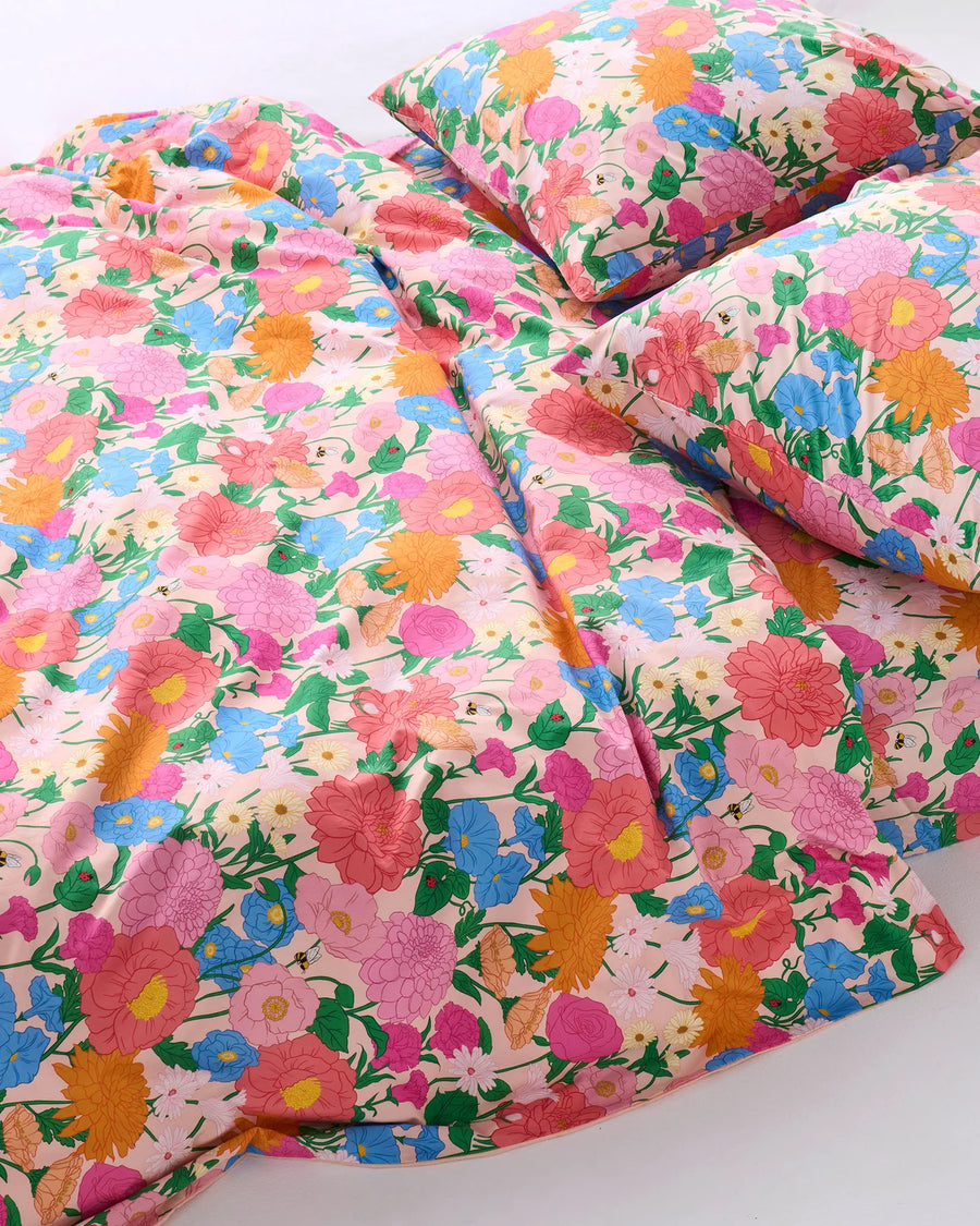 Follow The Sun Organic Cotton European Pillowcase Set - Kip & Co.