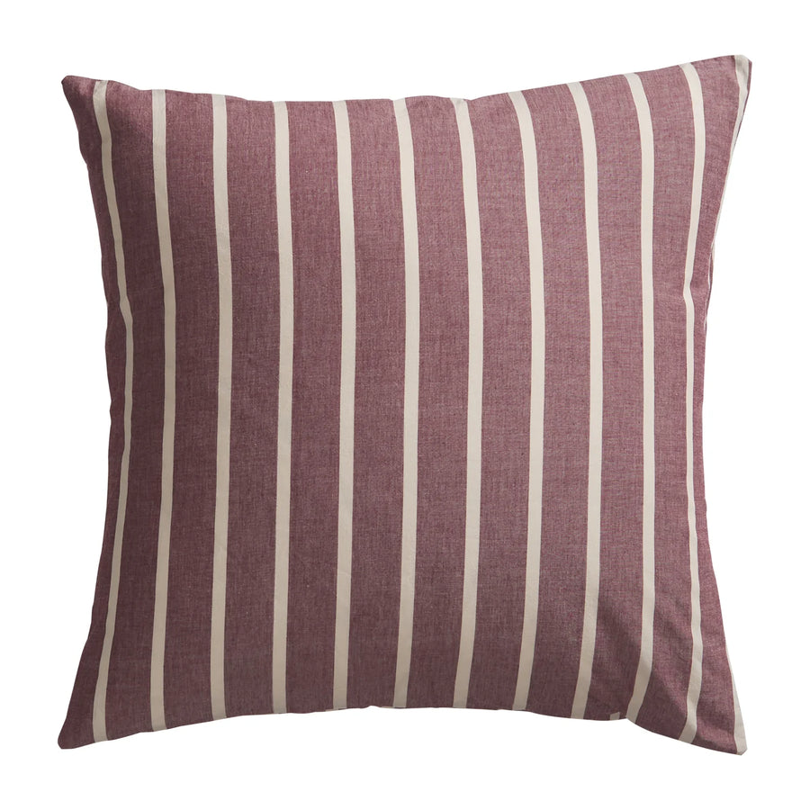 Abrielle Cotton Euro Pillowcase Set - Mahogany - Sage & Clare