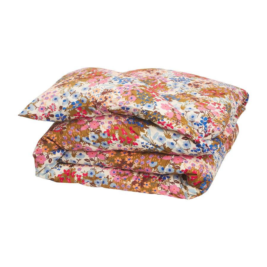 Aisha Cotton Quilt Cover - Ginger - Sage & Clare