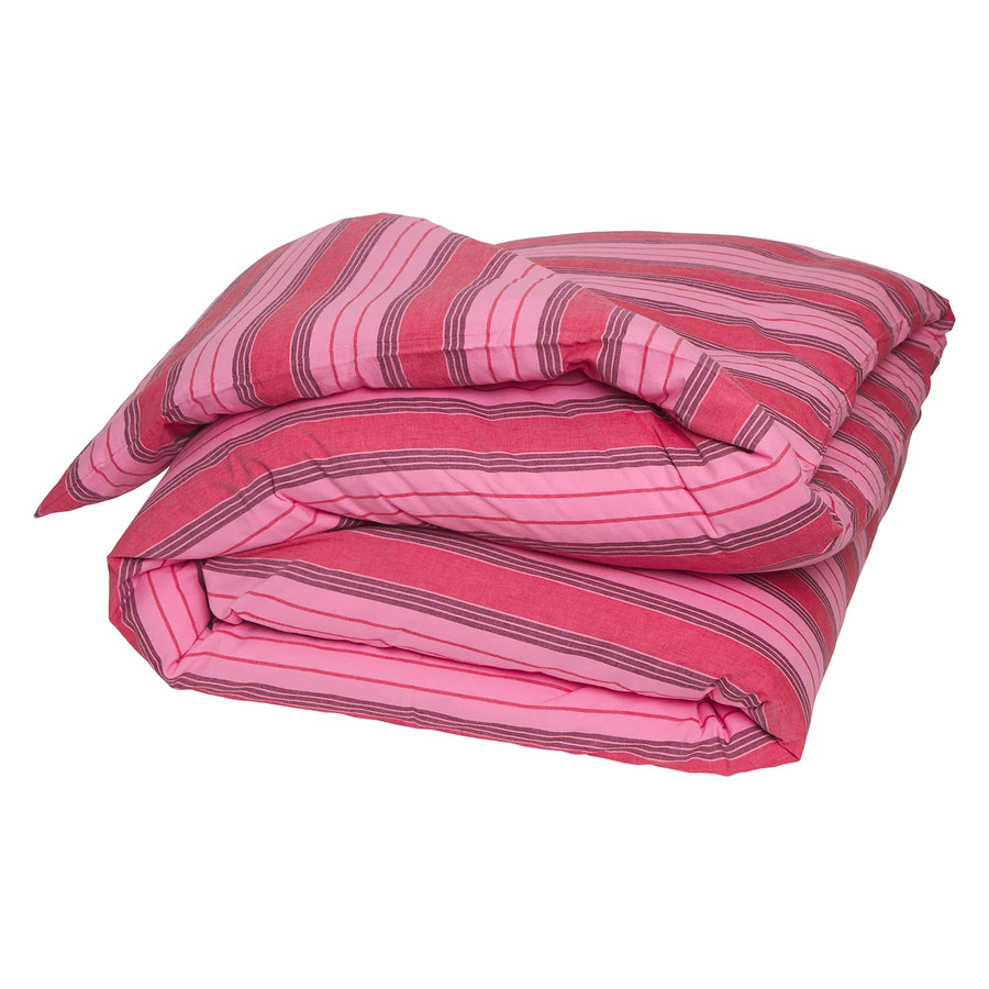 Brigitte Cotton Quilt Cover - Scarlet - Sage & Clare