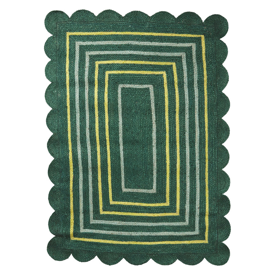 Burnet Jute Rug - Forest - Sage & Clare