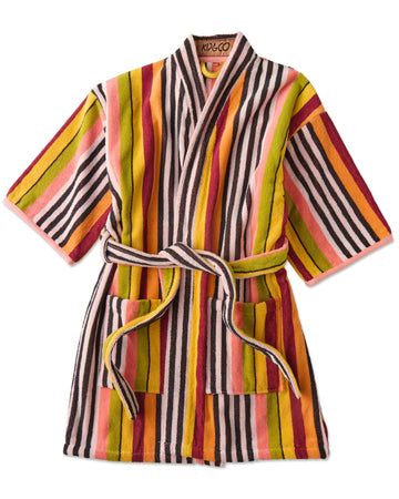Casablanca Stripe Terry Mini Bath Robe - Kip & Co.