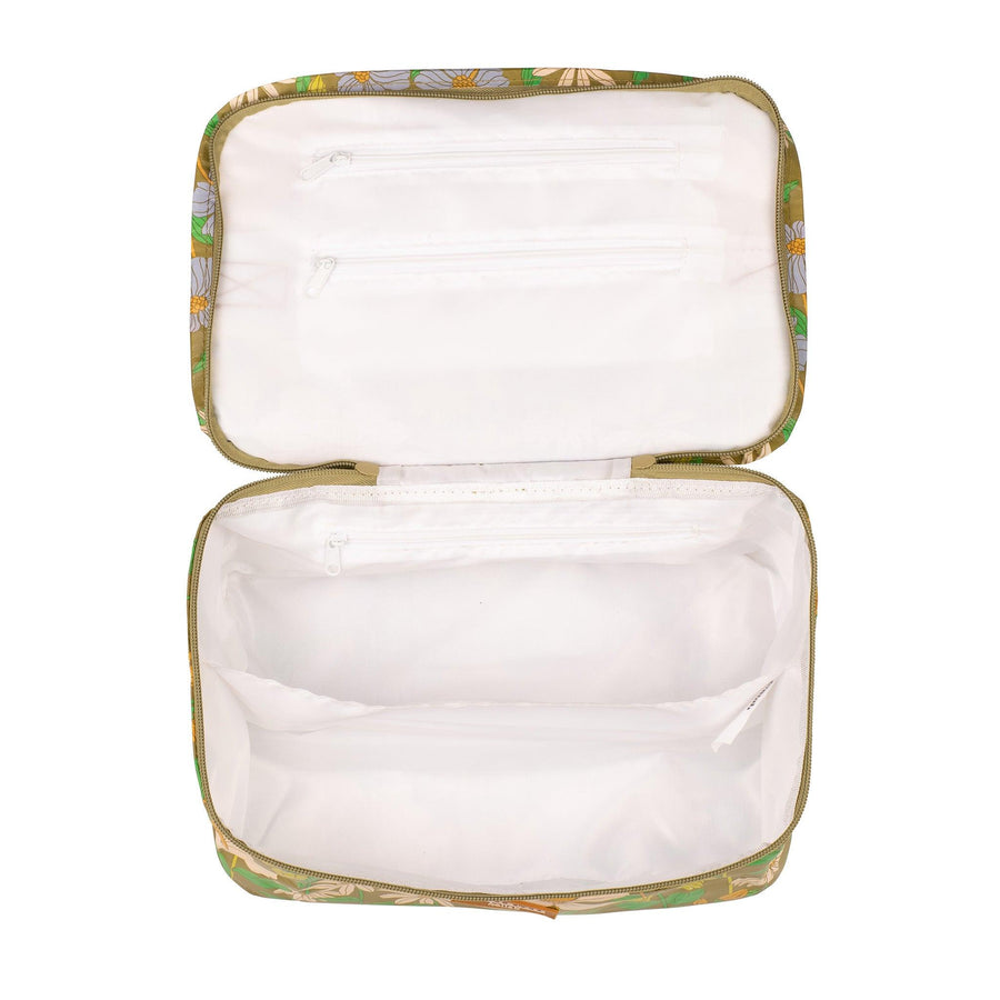 Classic Toiletry Stash Bag - Floria - Sage and Clare x Kollab