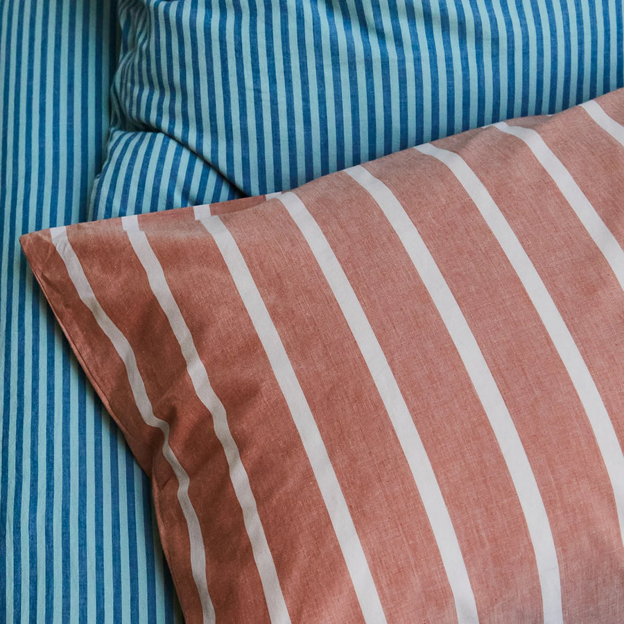 Abrielle Cotton Euro Pillowcase Set - Creme Caramel - Sage & Clare
