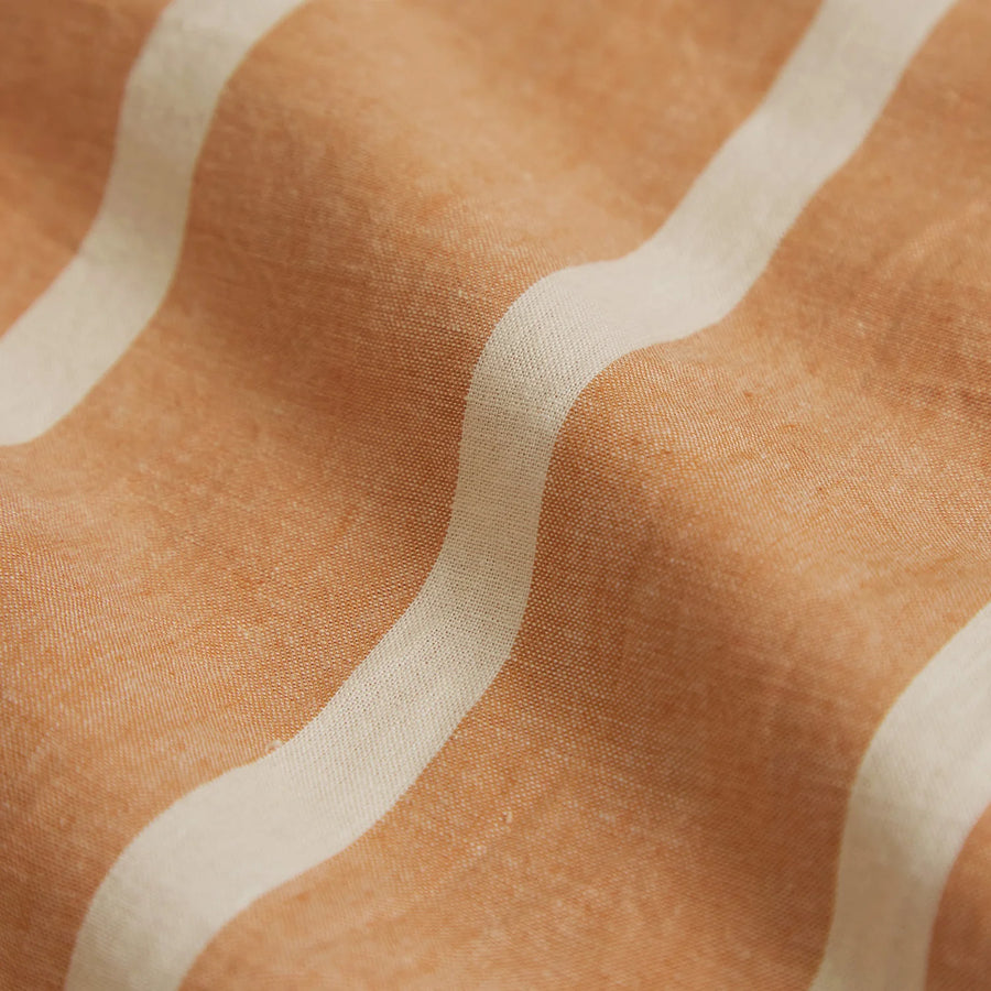 Abrielle Cotton Euro Pillowcase Set - Creme Caramel - Sage & Clare