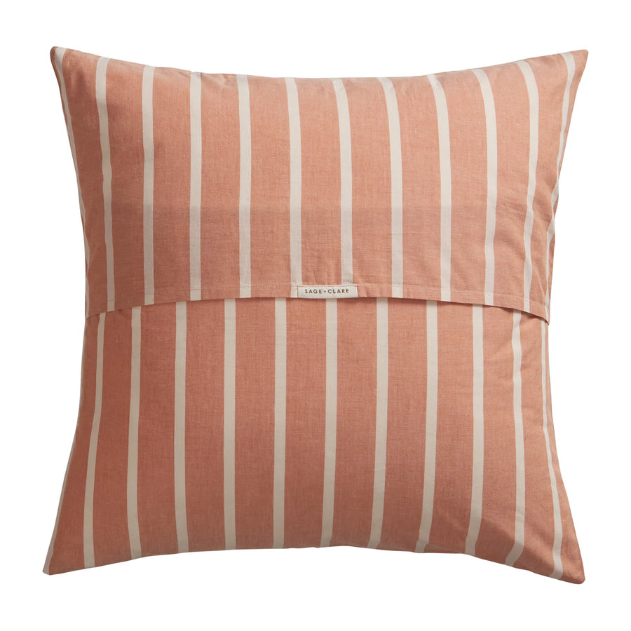Abrielle Cotton Euro Pillowcase Set - Creme Caramel - Sage & Clare