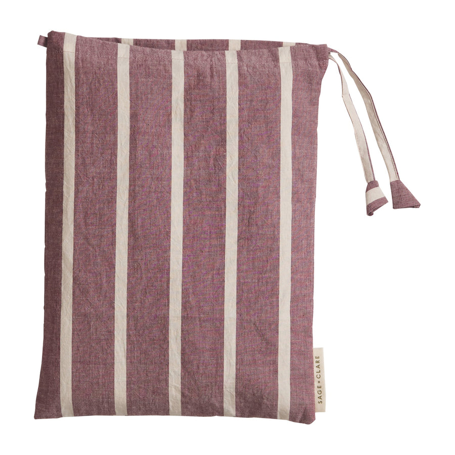 Abrielle Cotton Quilt Cover - Mahogany - Sage & Clare