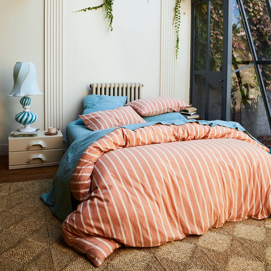 Abrielle Cotton Quilt Cover - Creme Caramel - Sage & Clare