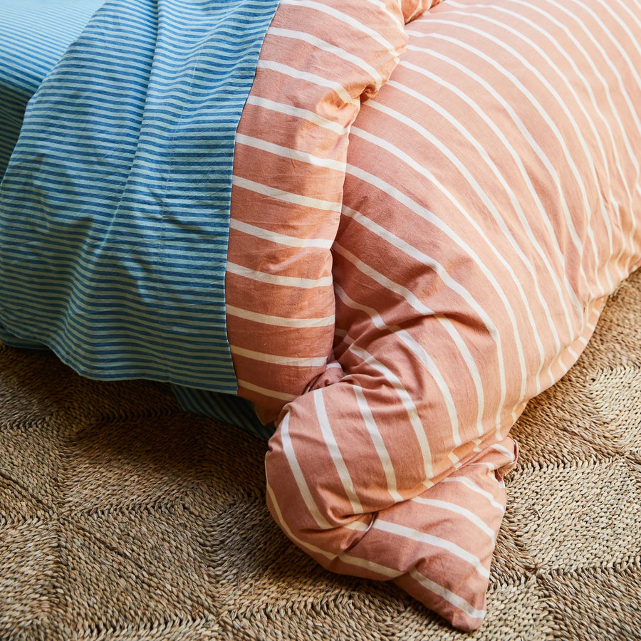 Abrielle Cotton Quilt Cover - Creme Caramel - Sage & Clare