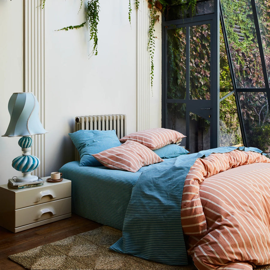 Abrielle Cotton Quilt Cover - Creme Caramel - Sage & Clare