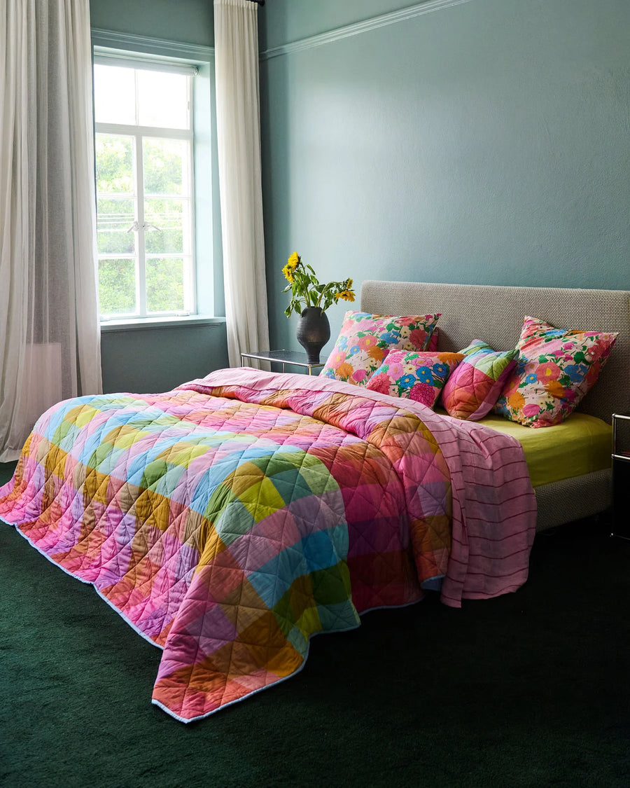 Follow The Sun Organic Cotton European Pillowcase Set - Kip & Co.