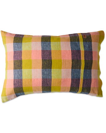 Florida Tartan Linen Pillowcase Set - Kip & Co.