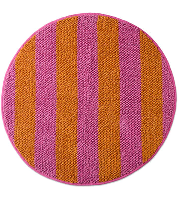 Fun Times Stripe Round Bath Mat - Kip & Co.