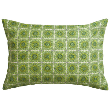 Gabriella Cotton Pillowcase Set - Key Lime - Sage & Clare