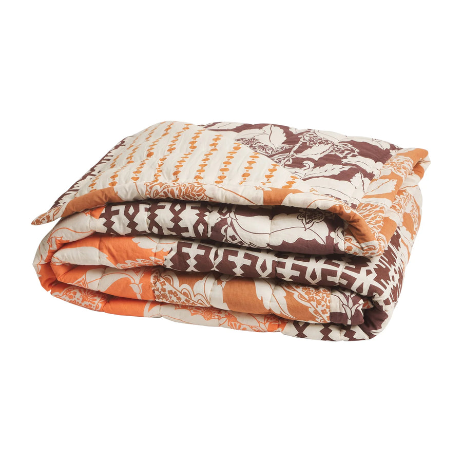 Gaja Patchwork Blanket - Sage & Clare