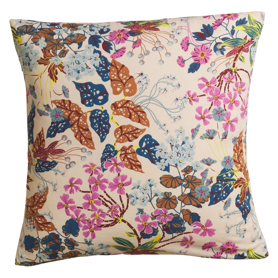 Genevieve Cotton Euro Pillowcase Set - Almond - Sage & Clare
