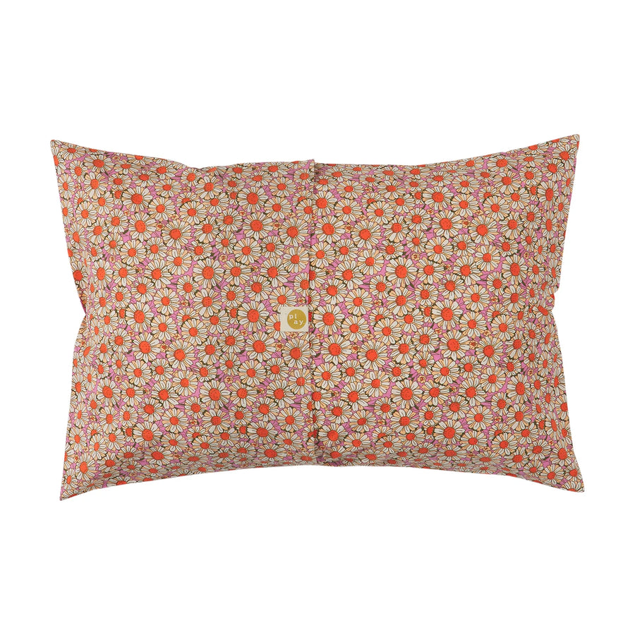 Posie Cotton Pillowcase Set - Dahlia -Sage & Clare