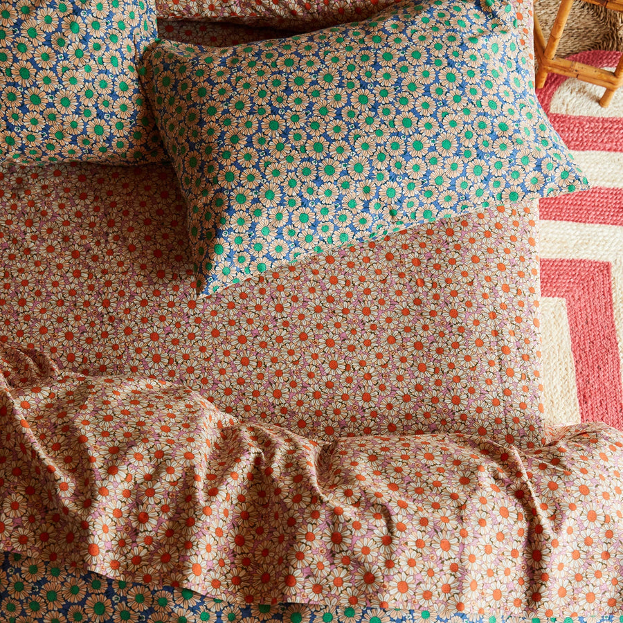 Posie Cotton Pillowcase Set - Freesia - Sage & Clare