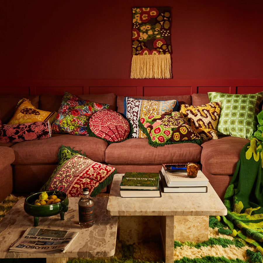 Gabriella Cushion - Key Lime - Sage & Clare