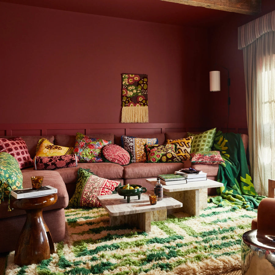 Gabriella Cushion - Key Lime - Sage & Clare