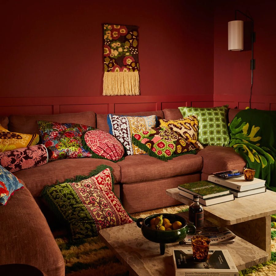 Gabriella Cushion - Key Lime - Sage & Clare