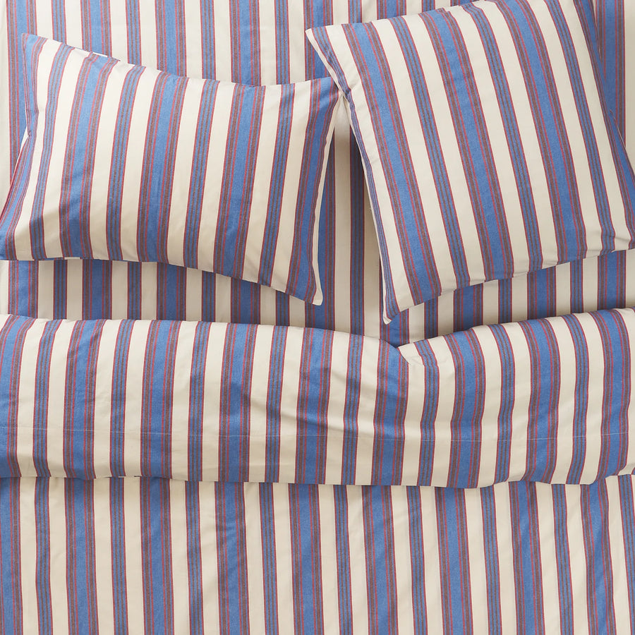 Selene Cotton Pillowcase Set - Azure - Sage & Clare