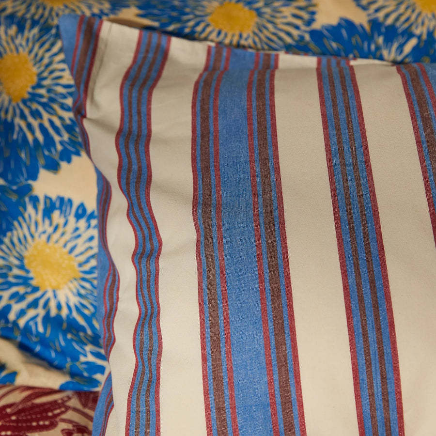 Selene Cotton Pillowcase Set - Azure - Sage & Clare