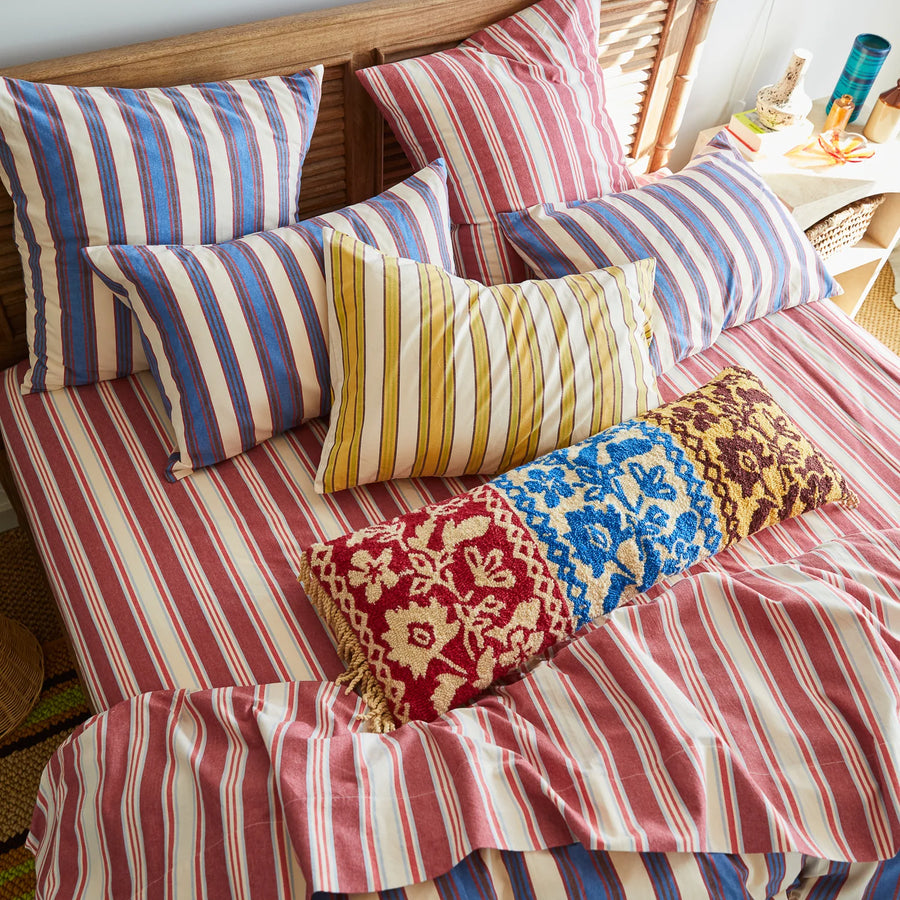 Selene Cotton Pillowcase Set - Azure - Sage & Clare