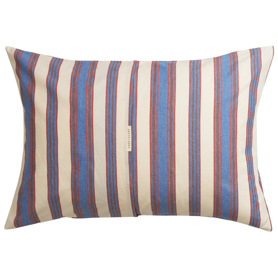 Selene Cotton Pillowcase Set - Azure - Sage & Clare