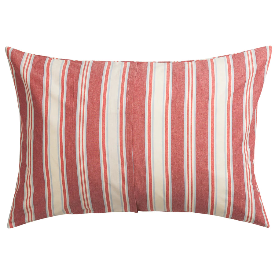 Selene Cotton Pillowcase Set - Crimson - Sage & Clare