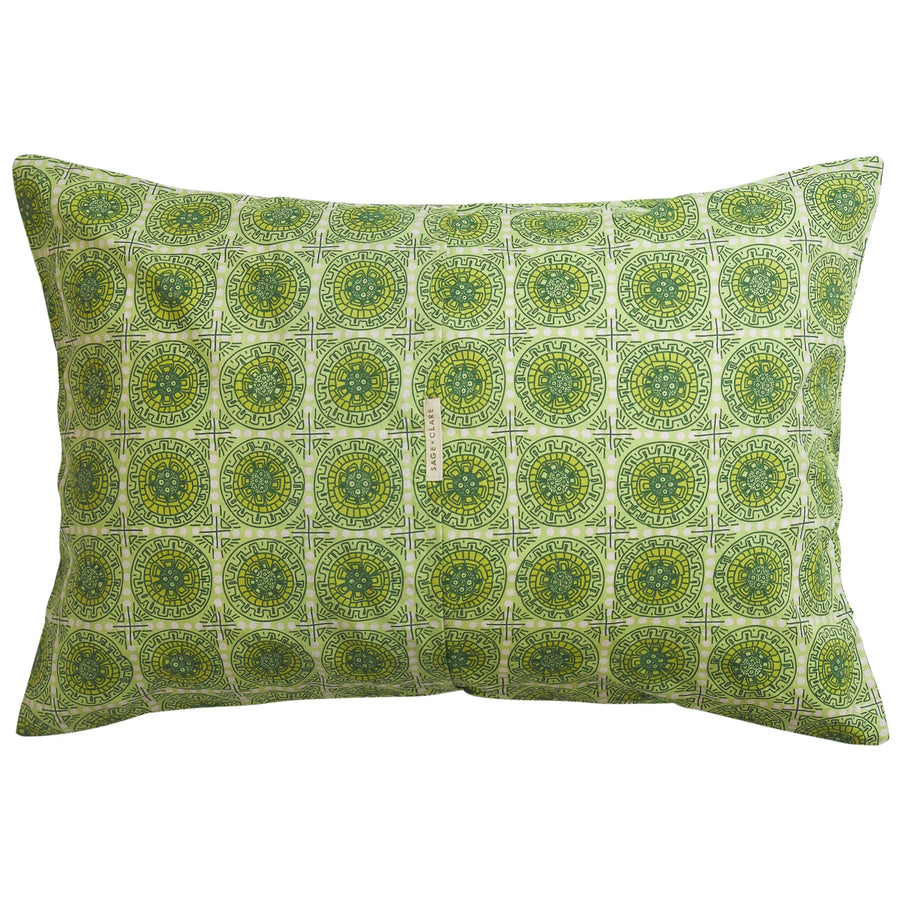 Gabriella Cotton Pillowcase Set - Key Lime - Sage & Clare
