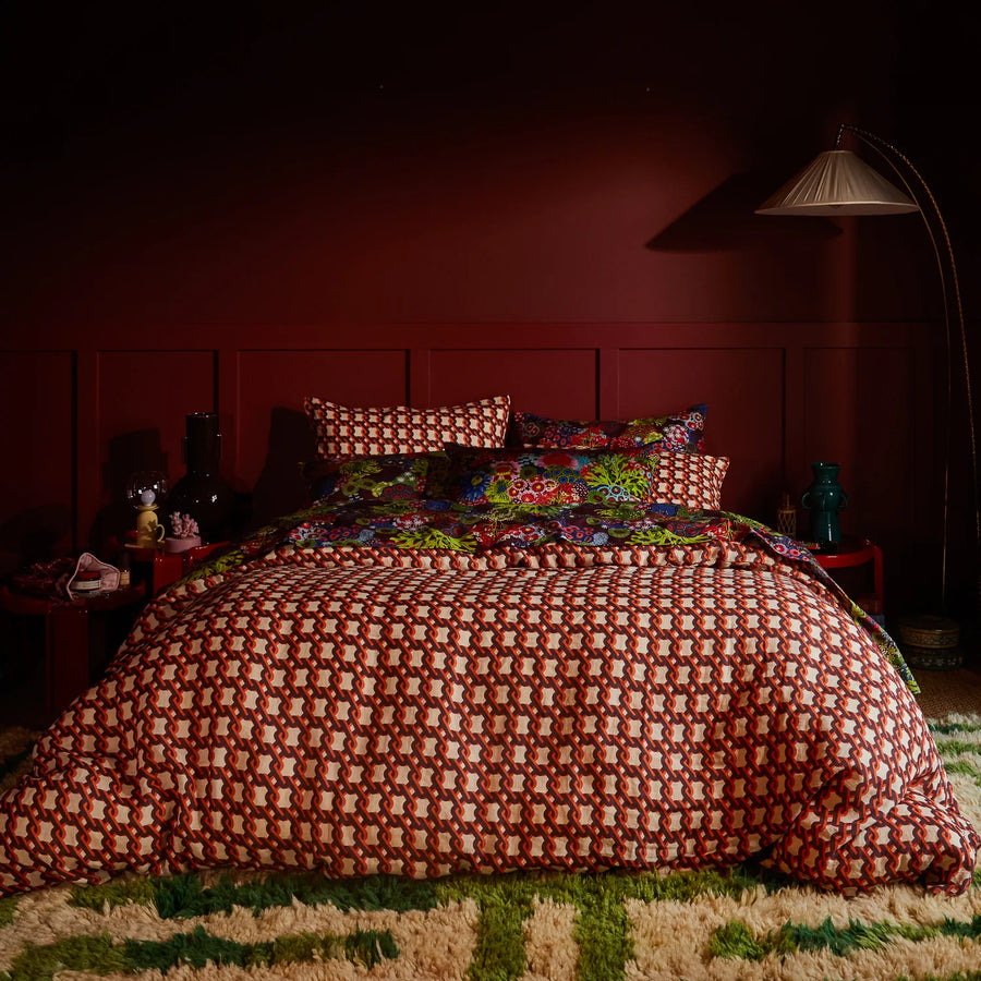Maricela Linen Quilt Cover - Pearl - Sage & Clare