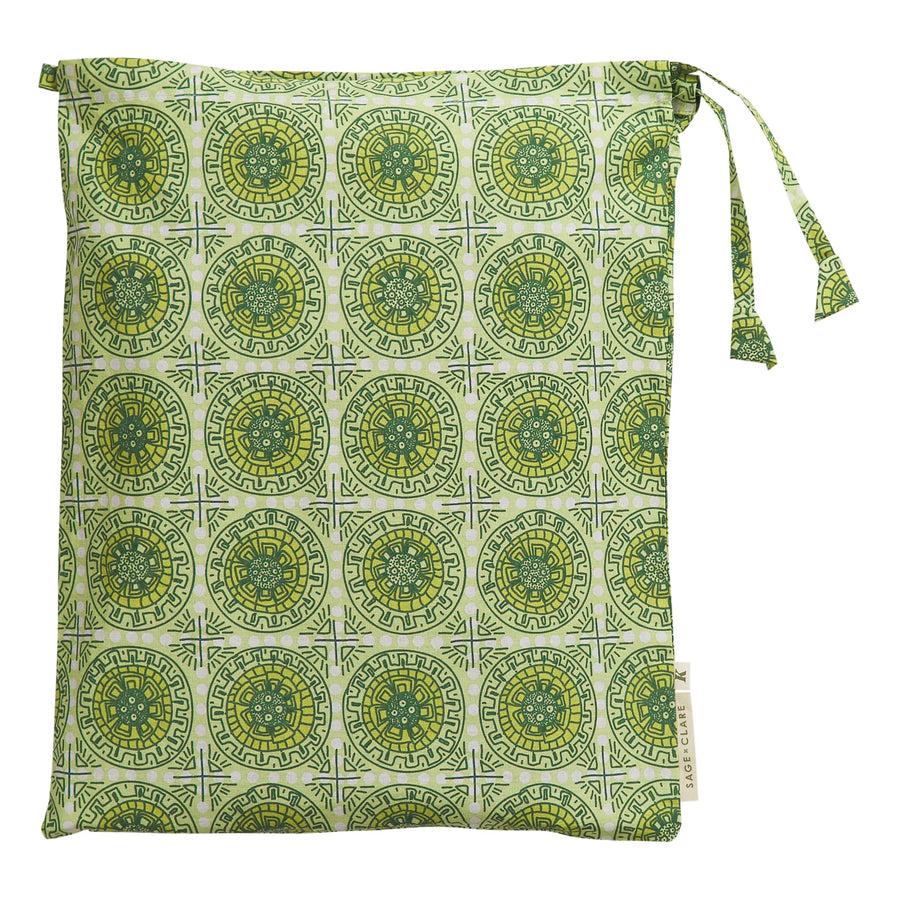 Gabriella Cotton Quilt Cover - Key Lime - Sage & Clare