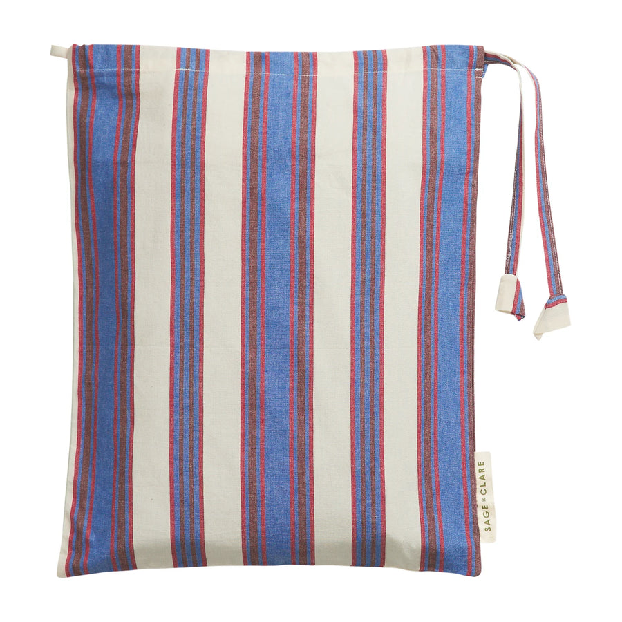 Selene Cotton Quilt Cover - Azure - Sage & Clare