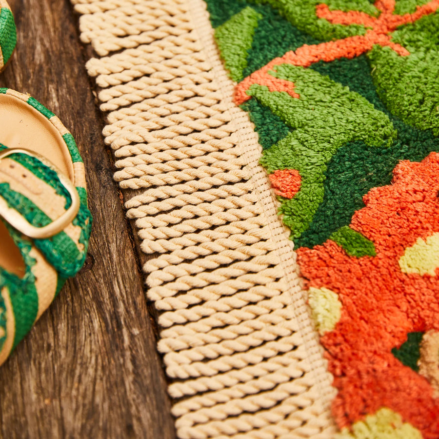 Francesca Bath Mat - Kelp - Sage & Clare