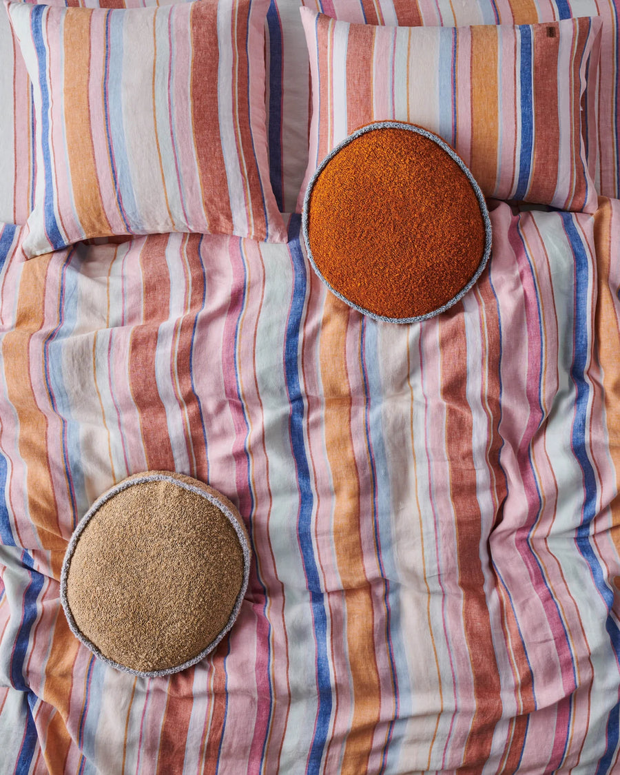 Jaipur Stripe Linen Quilt Cover - Kip & Co.