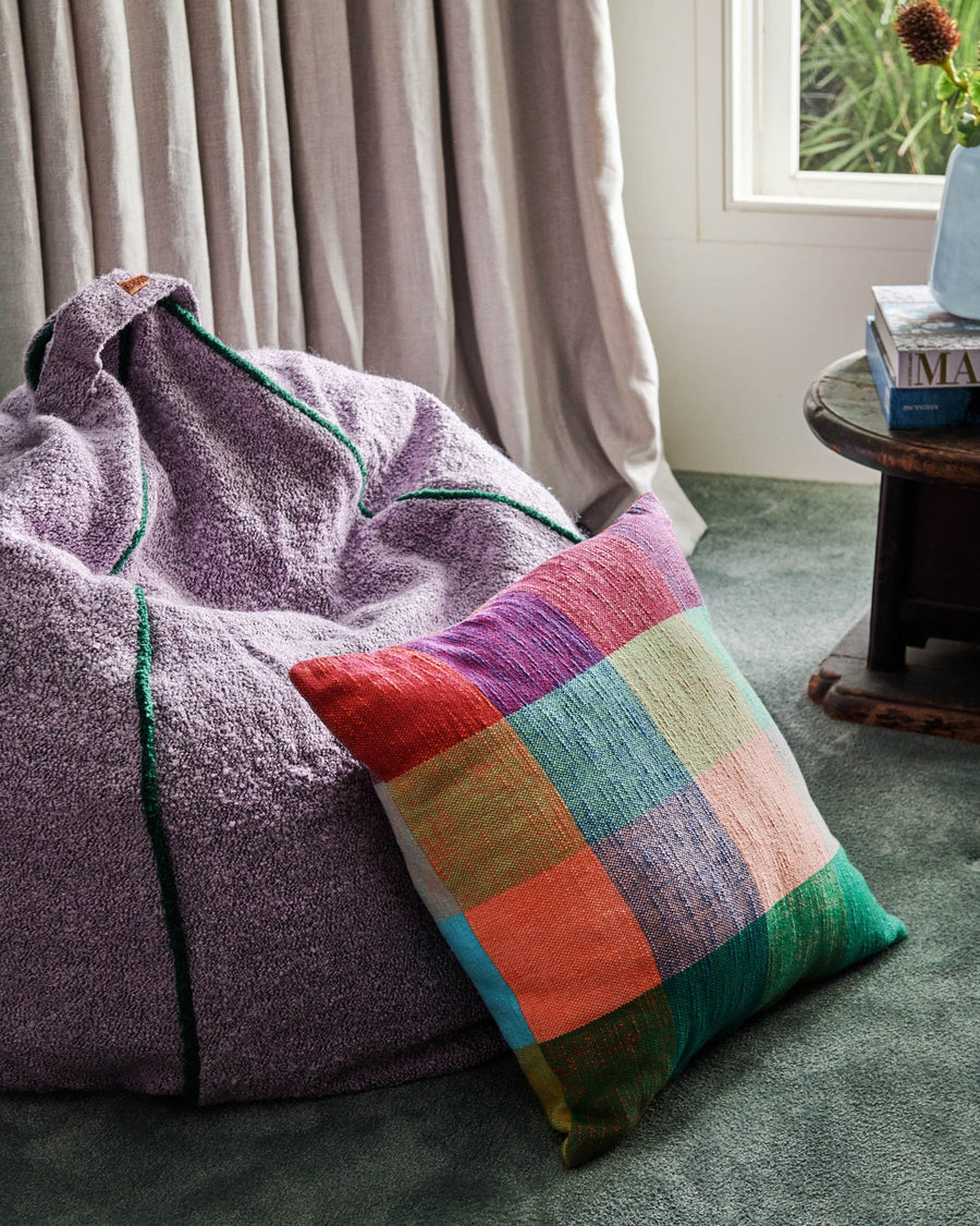 Alpine Lavender Boucle Beanbag - Kip & Co.